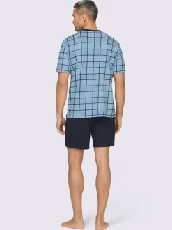 Pyjama court jersey fin