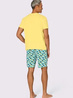 Pyjama court jersey fin