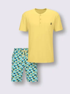 Pyjama court jersey fin