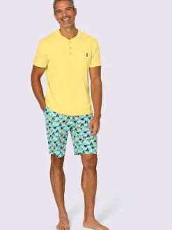 Pyjama court jersey fin