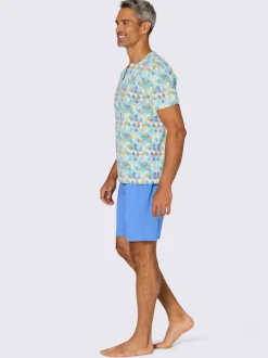 Pyjama court jersey fin
