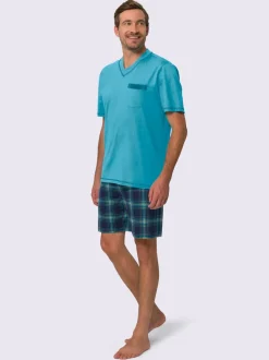 Pyjama court jersey fin