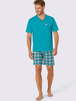 Pyjama court jersey fin