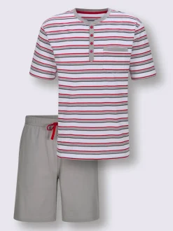 Pyjama court jersey fin