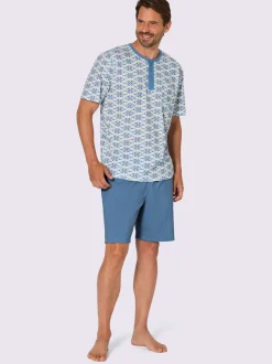 Pyjama court jersey fin