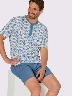 Pyjama court jersey fin