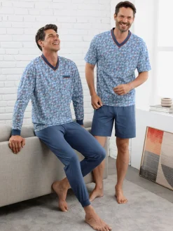 Pyjama court jersey fin