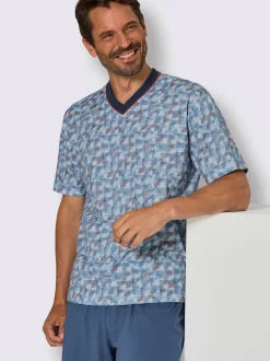 Pyjama court jersey fin