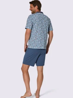 Pyjama court jersey fin