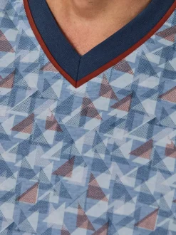 Pyjama court jersey fin