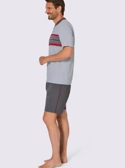 Pyjama court jersey fin