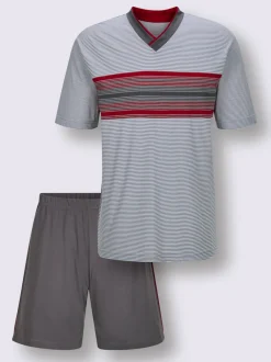Pyjama court jersey fin