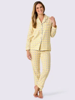 Pyjama qualité finette tissée, grattée à l'intérieur