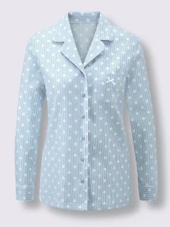 Pyjama qualité finette tissée, grattée à l'intérieur et à l'extérieur