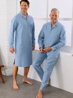 Pyjama qualité finette tissée, grattée à l'intérieur et à l'extérieur