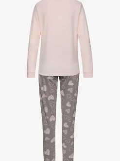 2 pyjamas avec imprimé cœurs