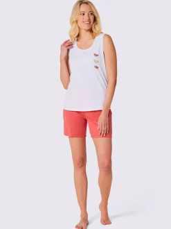 Pyjamas courts jersey fin