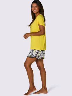 Pyjamas courts jersey fin
