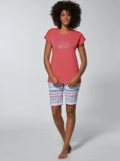 Pyjamas courts jersey fin