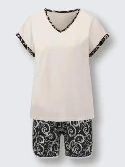 Pyjamas courts jersey fin