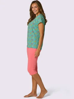 Pyjamas courts jersey fin