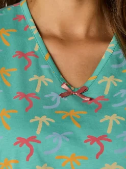 Pyjamas courts jersey fin