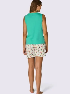Pyjamas courts jersey fin