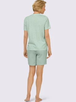 Pyjamas courts jersey fin