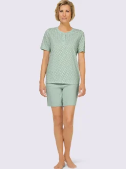 Pyjamas courts jersey fin