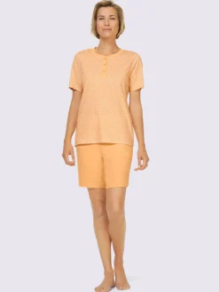 Pyjamas courts jersey fin