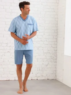 Pyjamas courts jersey fin