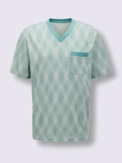 Pyjamas courts jersey fin