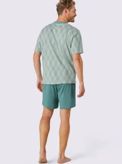 Pyjamas courts jersey fin