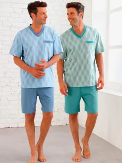 Pyjamas courts jersey fin