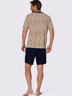 Pyjamas courts jersey fin