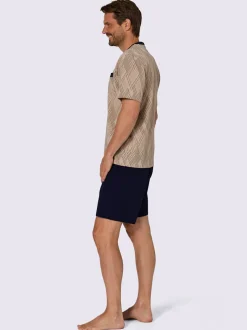 Pyjamas courts jersey fin