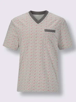 Pyjamas courts jersey fin