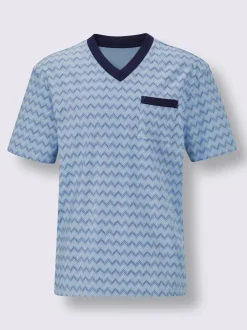 Pyjamas courts jersey fin