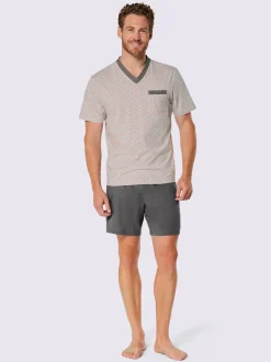 Pyjamas courts jersey fin