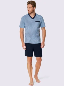 Pyjamas courts jersey fin
