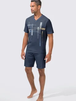 Pyjamas courts jersey fin