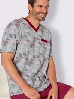 Pyjamas courts jersey fin