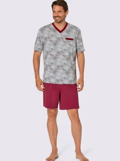 Pyjamas courts jersey fin