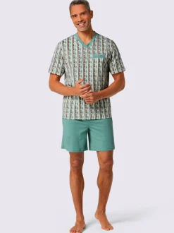 Pyjamas courts jersey fin