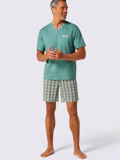 Pyjamas courts jersey fin