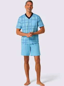 Pyjamas courts jersey fin