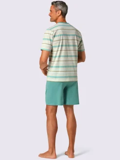 Pyjamas courts jersey fin