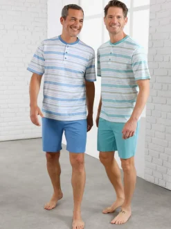 Pyjamas courts jersey fin
