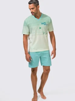 Pyjamas courts jersey fin