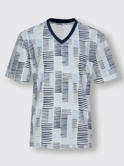 Pyjamas courts jersey fin